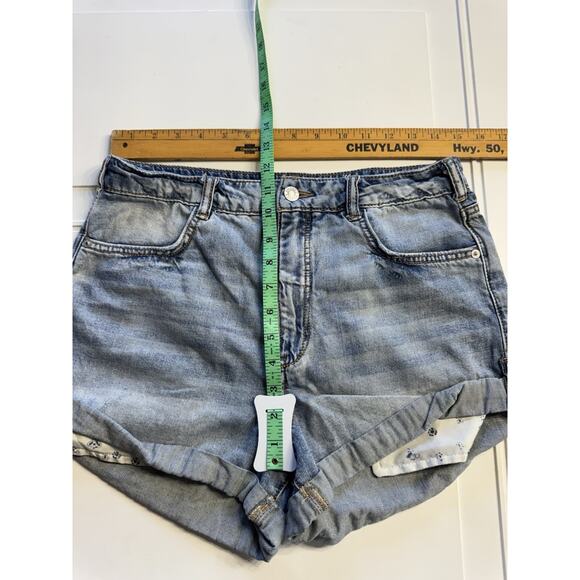 Anthropologie Pilcro The Relaxed High Rise Denim Jean Shorts Size 29 Summer - Picture 7 of 8